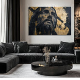 Božansko veličanstvo | Poslikano z akrilom in zlatimi lističi